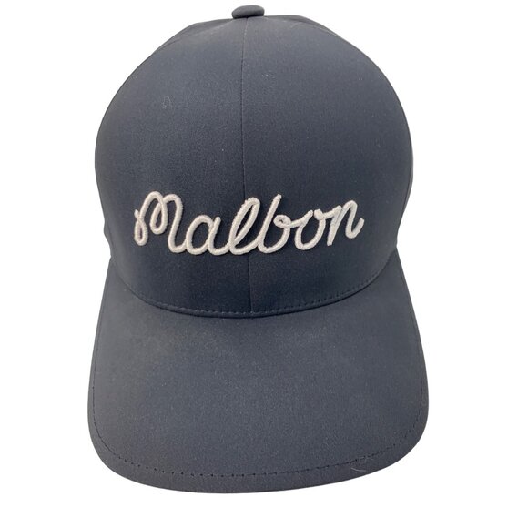 Malbon Golf Flexfit Rope Street Bucket Cap S/M Navy Stretch Dad EUC Skater 7339 - Picture 1 of 10
